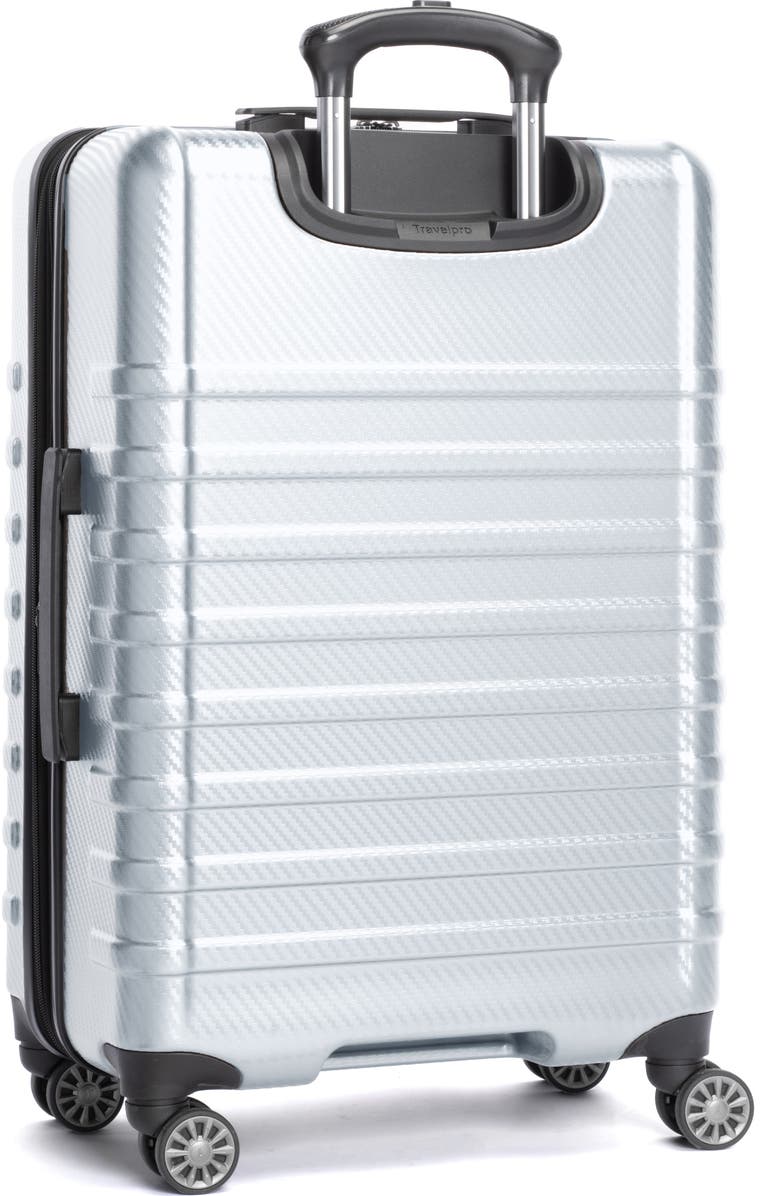 TRAVELPRO Rollmaster<sup>™</sup> Lite 24-Inch Expandable Hardside Spinner Luggage, Alternate, color, Silver Carbon Fiber
