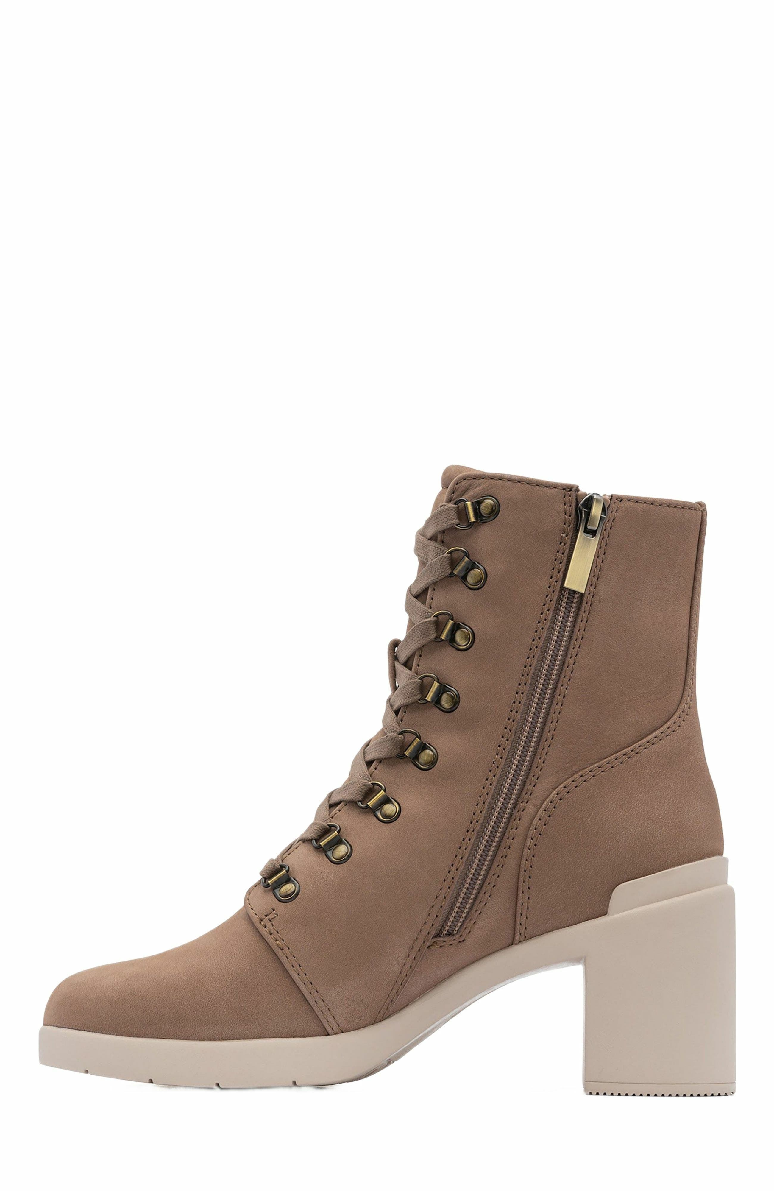 ABEO Metropolis Lace Boot, Alternate, color, Beige - Regular