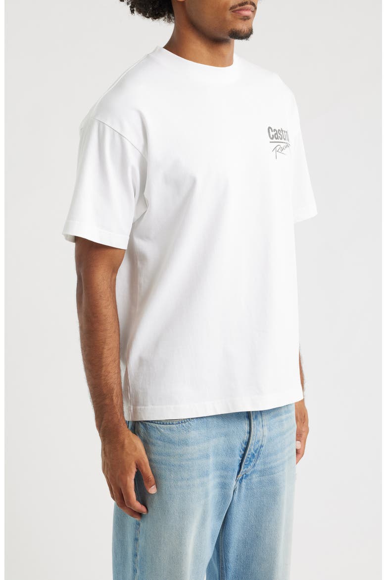Castrol Racing Graphic T-Shirt, Alternate, color, WHITE