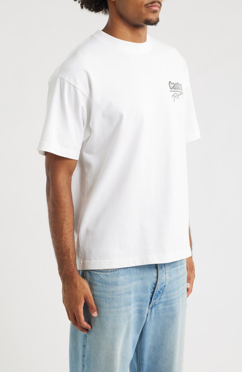 ID Supply Co Castrol Racing Graphic T-Shirt, Alternate, color, White