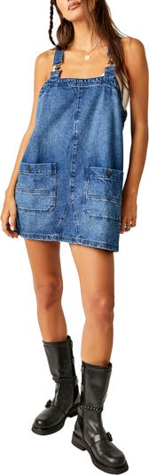 Denim Overall Minidress