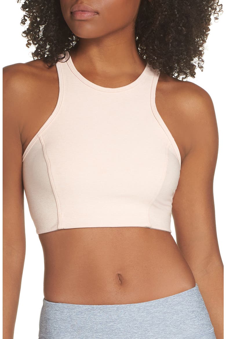 Athena Crop Top, Main, color, ROSE QUARTZ