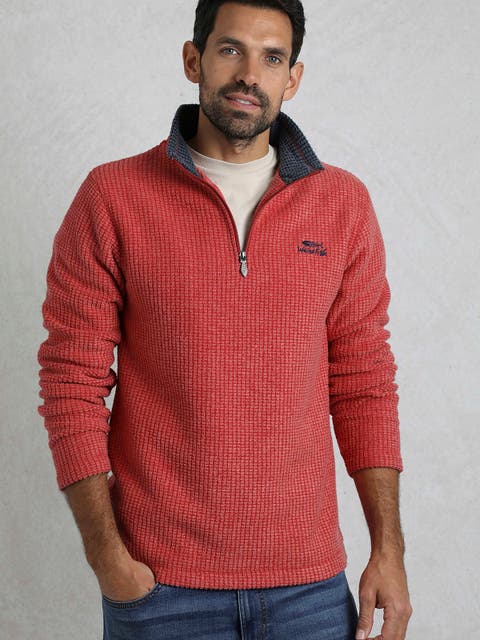 Newark 1/4 Zip Grid Fleece