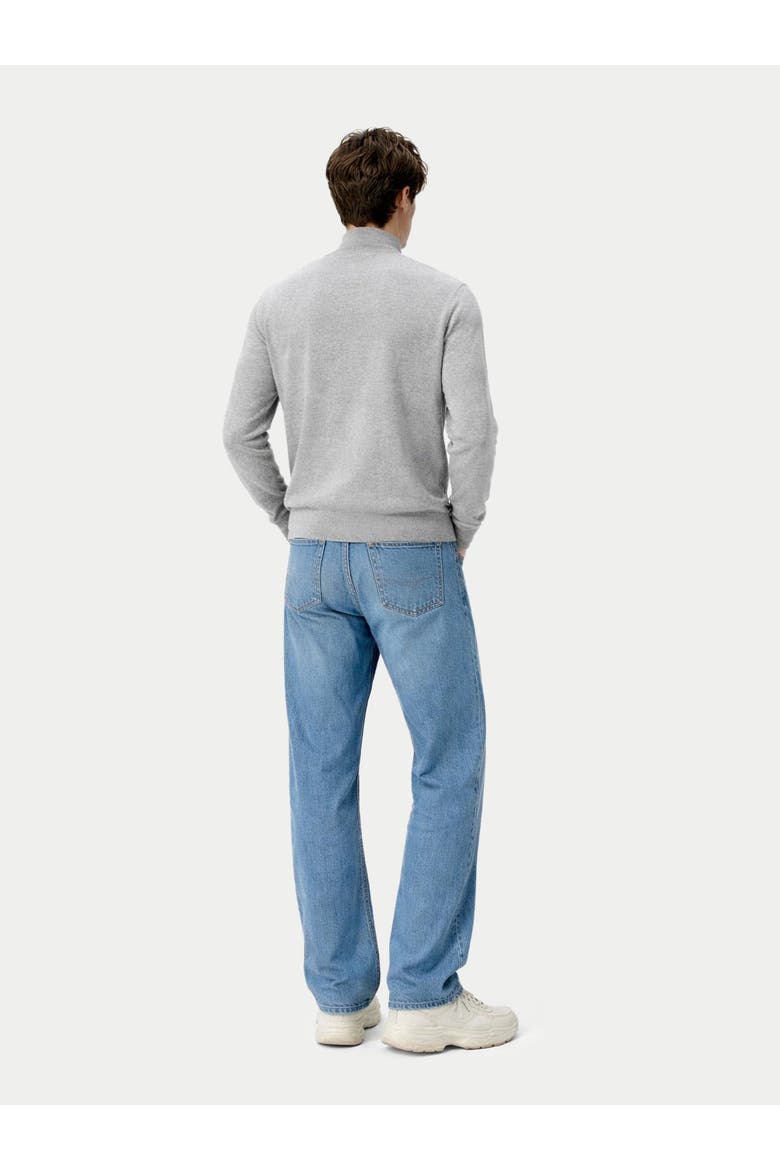 Timeless Mock Neck Cashmere Sweater, Alternate, color, high rise