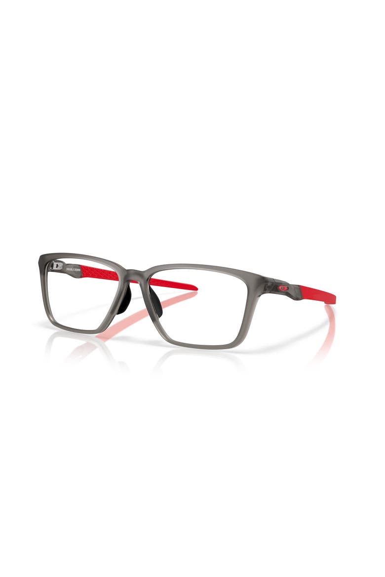 58mm Square optical glasses, Main, color, Grey