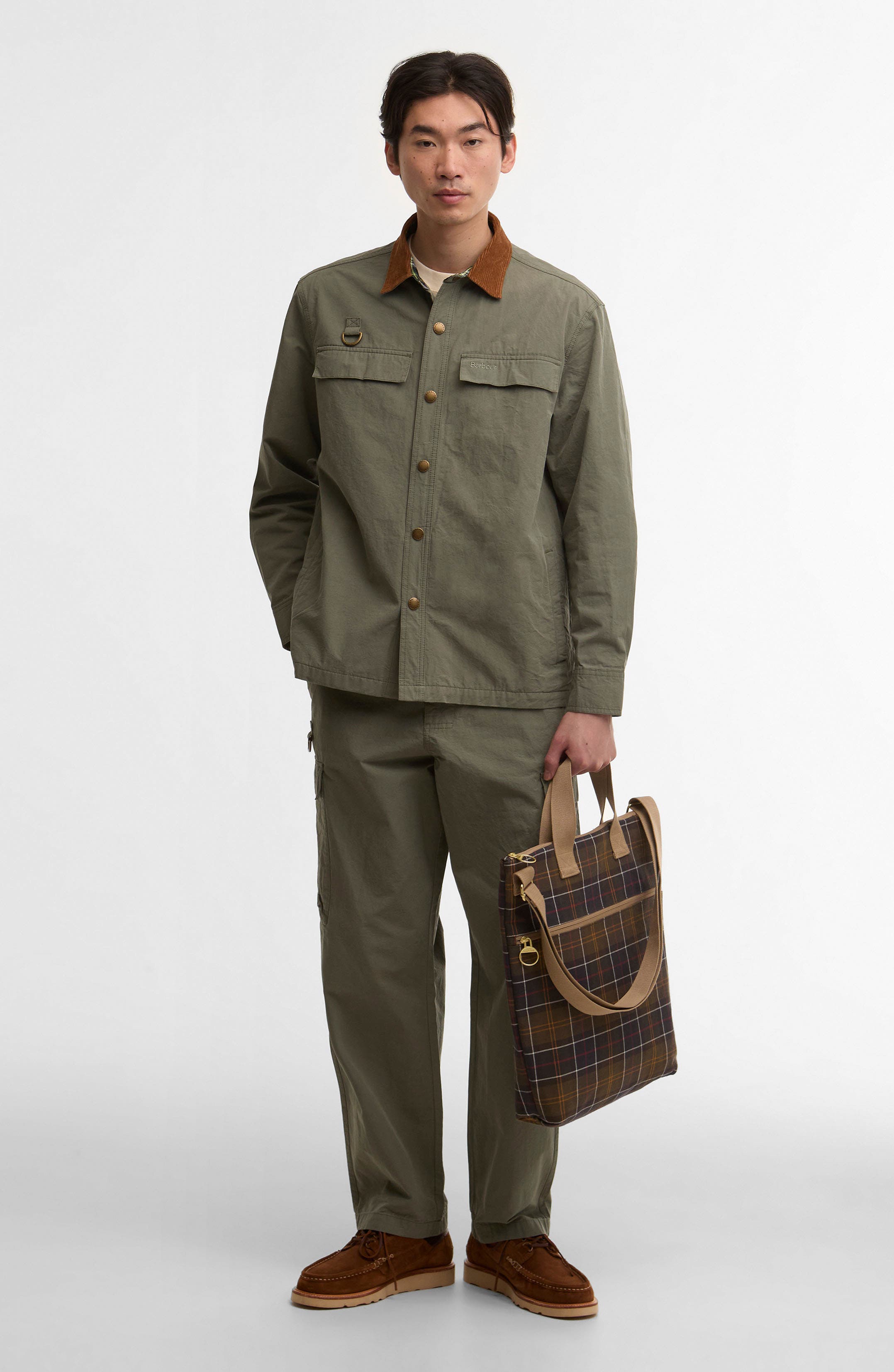 Barbour Transport Tartan Plaid Canvas Tote, Alternate, color, Classic Tartan