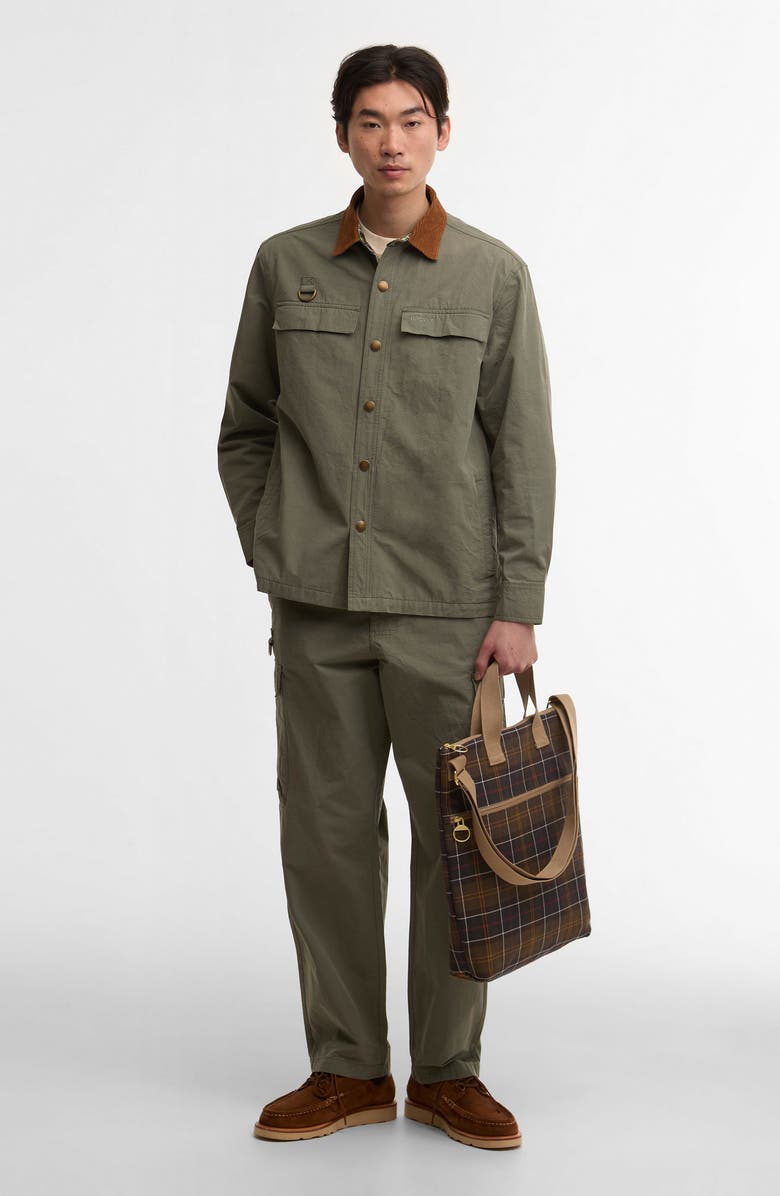 Barbour Transport Tartan Plaid Canvas Tote, Alternate, color, Classic Tartan