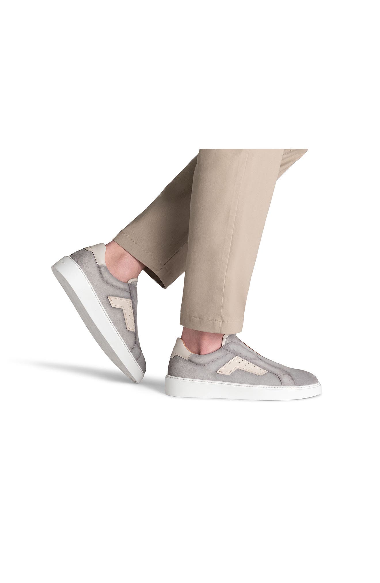 Magnanni Phoenix Slip-On Sneaker, Alternate, color, Metal Suede