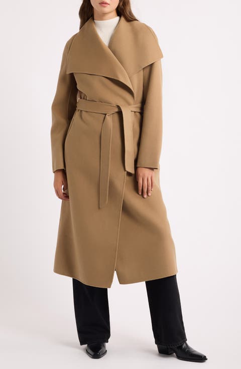 Mai Wool Long Wrap Coat