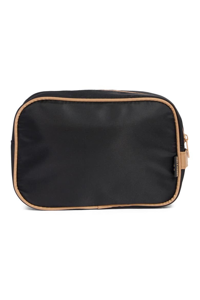 Max & Motion Dopp Kit with Toothbrush Pouch, Main, color, NORDSTROM BLACK/TAN