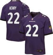 Nike Youth Nike Derrick Henry Purple Baltimore Ravens Game Jersey
