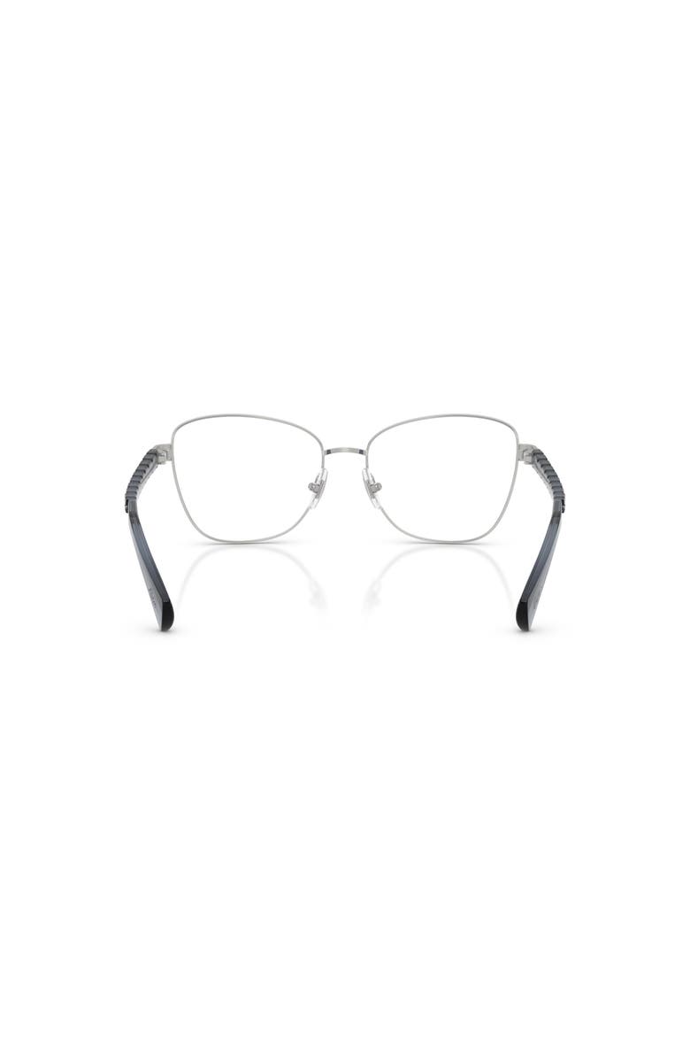 RALPH 53mm Irregular optical glasses, Alternate, color, Silver