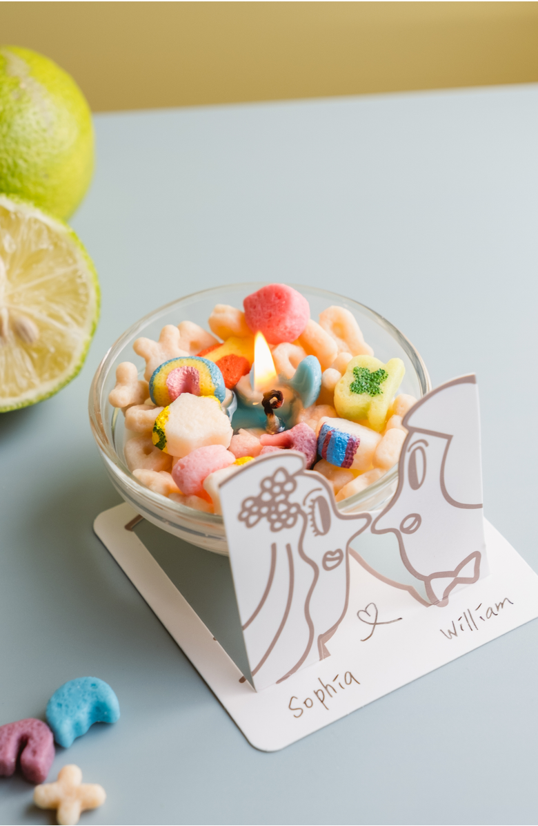 Southlake gifts Mini Lucky Charms Cereal Candle Set of 6, Alternate, color, Multicolored