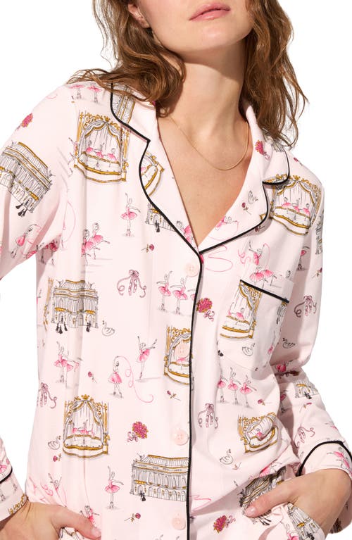Bedhead Pajamas Print Jersey Pajamas In Pink