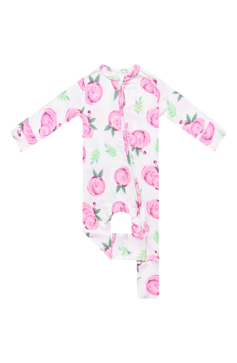 Copper Pearl Grace Zip Front Footie, Main, color, 