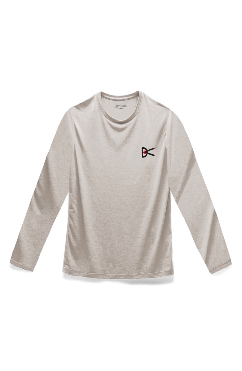 District Vision Tadasana Performance Long Sleeve Graphic Tee, Main, color,