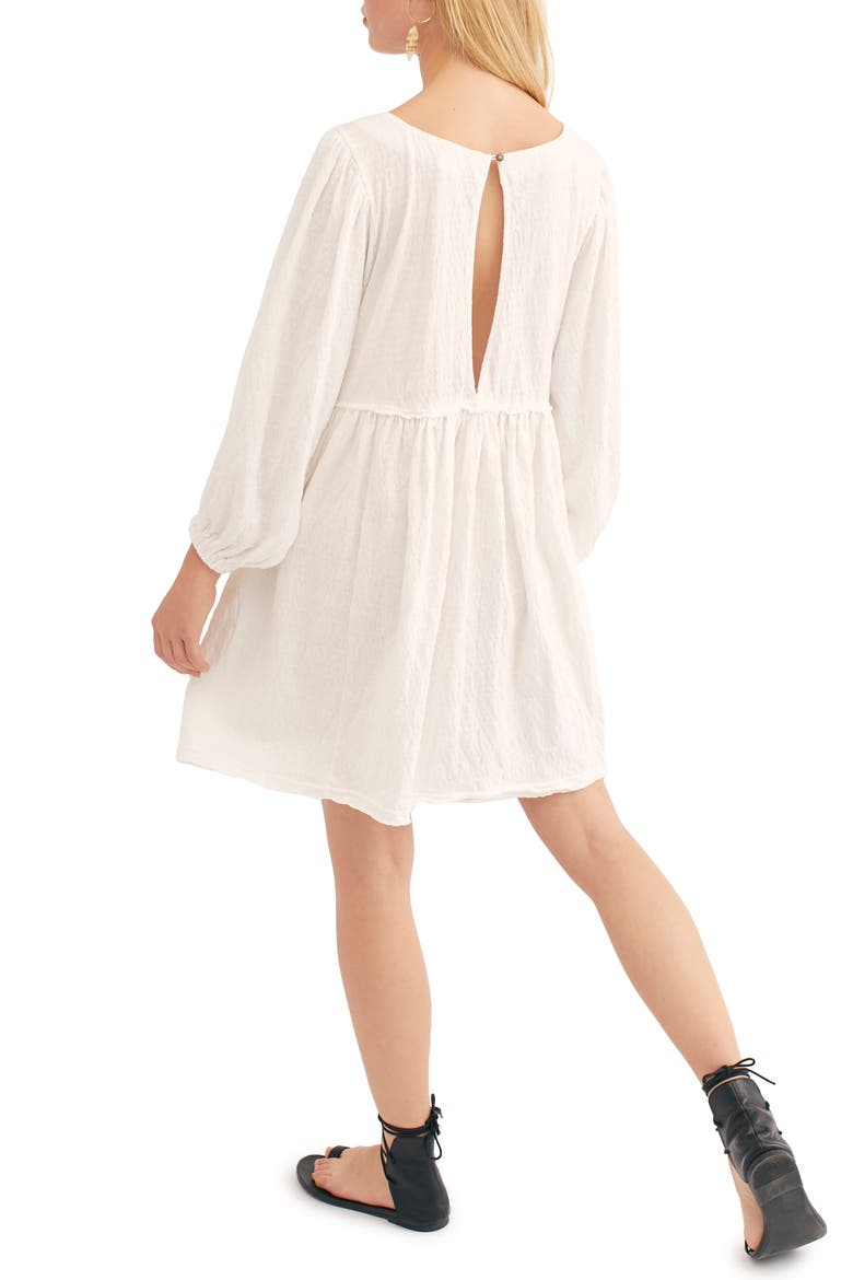 free-est Endless Summer by Free People Get Obsessed Babydoll Tunic Dress, Alternate, color, IVORY