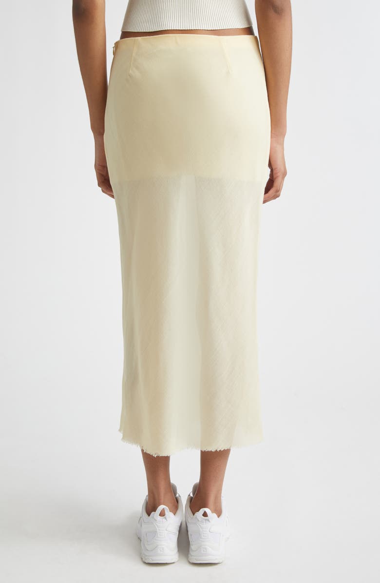 RIER Bias Cut Wool Skirt, Alternate, color, Butter Gaze