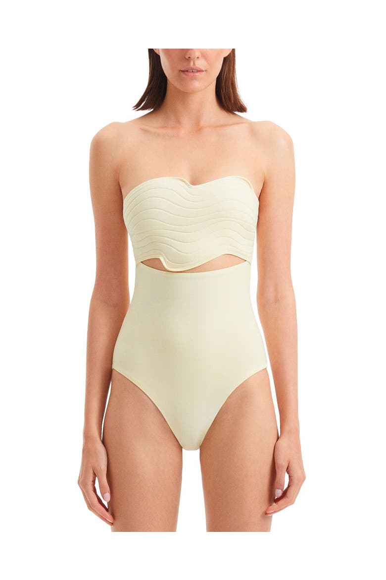 Adria Bandeu Swimsuit, Main, color, Yellow