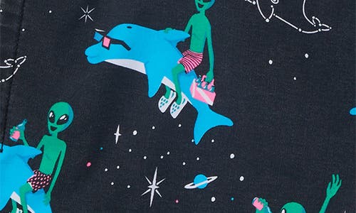 Party Pants Nice Dreams Swim Trunks In Black