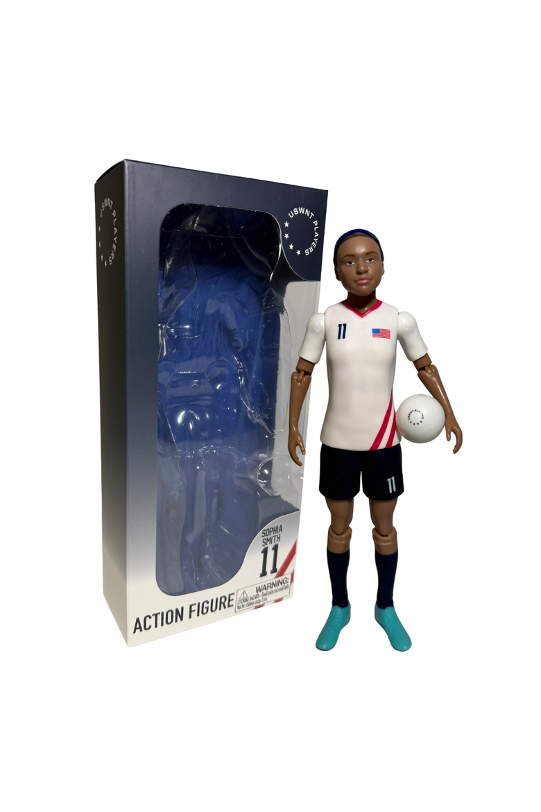 SOCKERS USWNT Sophia Smith 8" Collectible Soccer Action Figure, Main, color, White
