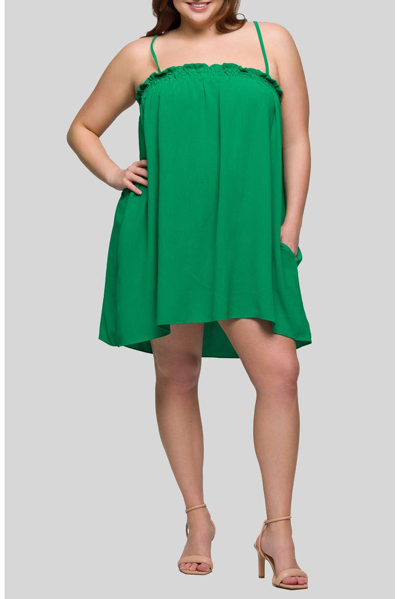 Jersey Shift Dress, Main, color, GREEN