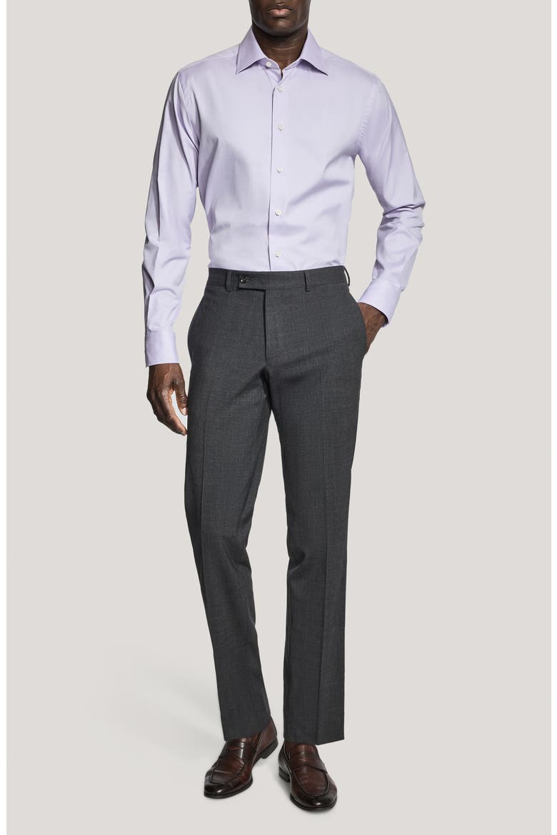 Dream Lilac Cotton Stretch Twill Dress Shirt, Alternate, color, LILAC