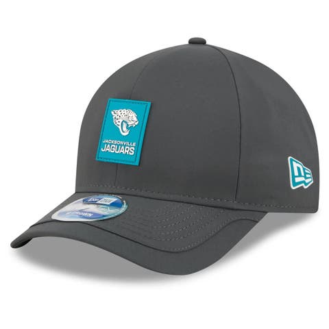Men's New Era Charcoal Jacksonville Jaguars 2025 Sideline Cold Weather 9FORTY M-Crown Adjustable Hat