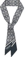 COACH Textured Signature Logo Silk Scarf