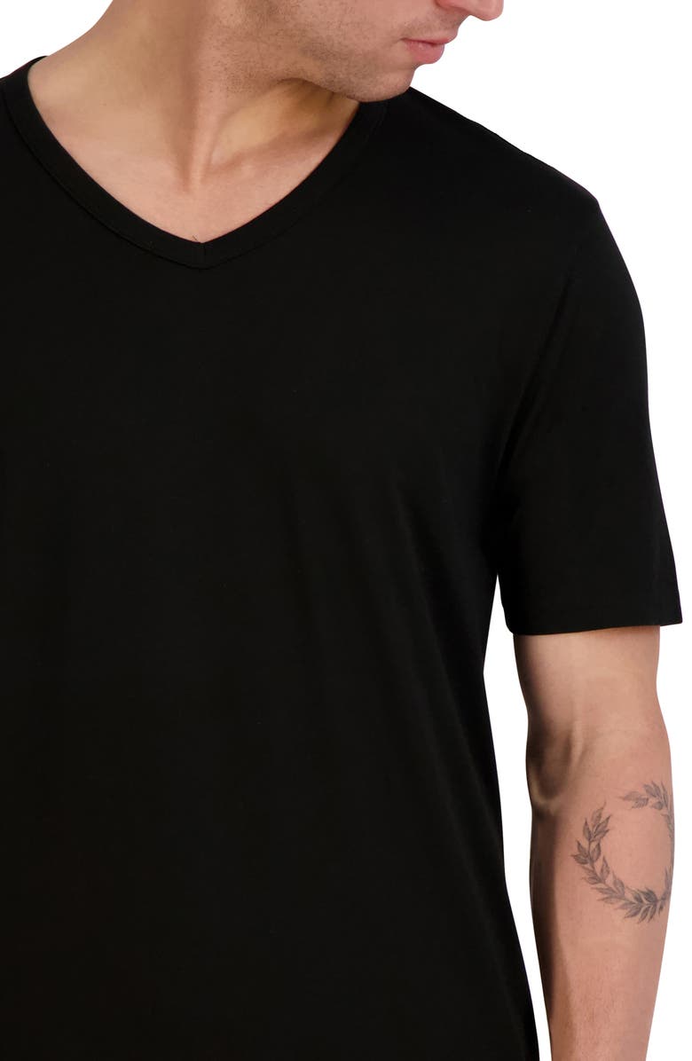 Goodlife Scallop Supima V-Neck Tee, Alternate, color,