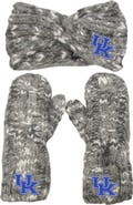 ZOOZATZ Women's ZooZatz Kentucky Wildcats Logo Marled Headband and Mitten Set