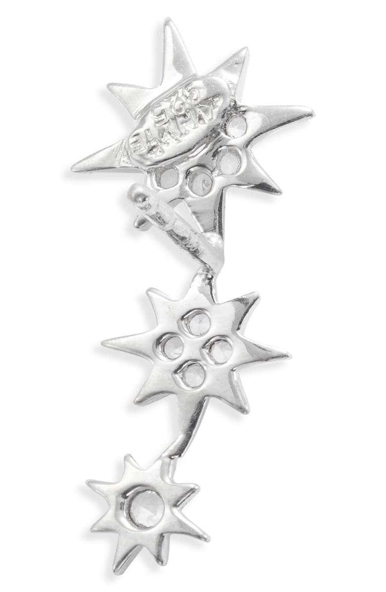 Anzie North Star Sapphire Linear Stud Earrings, Alternate, color,