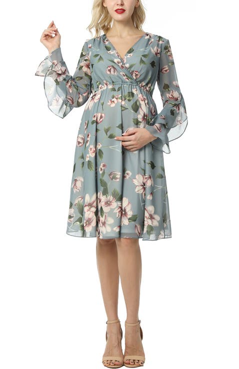 Salena Maternity Floral Print Dress