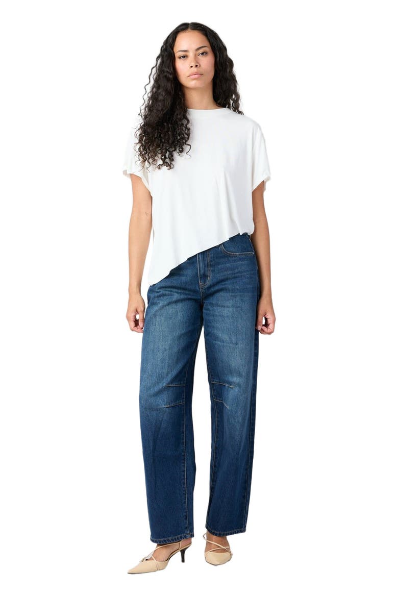 Chloe Short Sleeve T-Shirt, Main, color, Cream