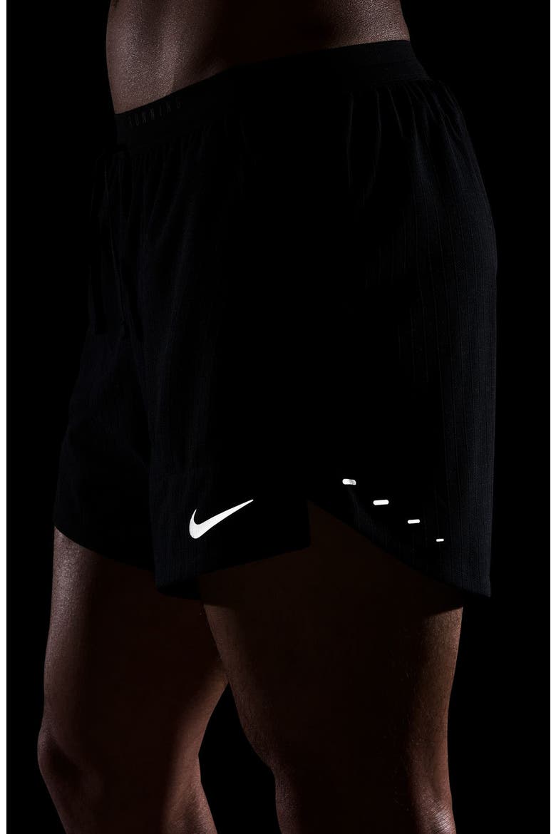 Stride Running Shorts, Alternate, color, BLACK/ REFLECTIVE SILVER