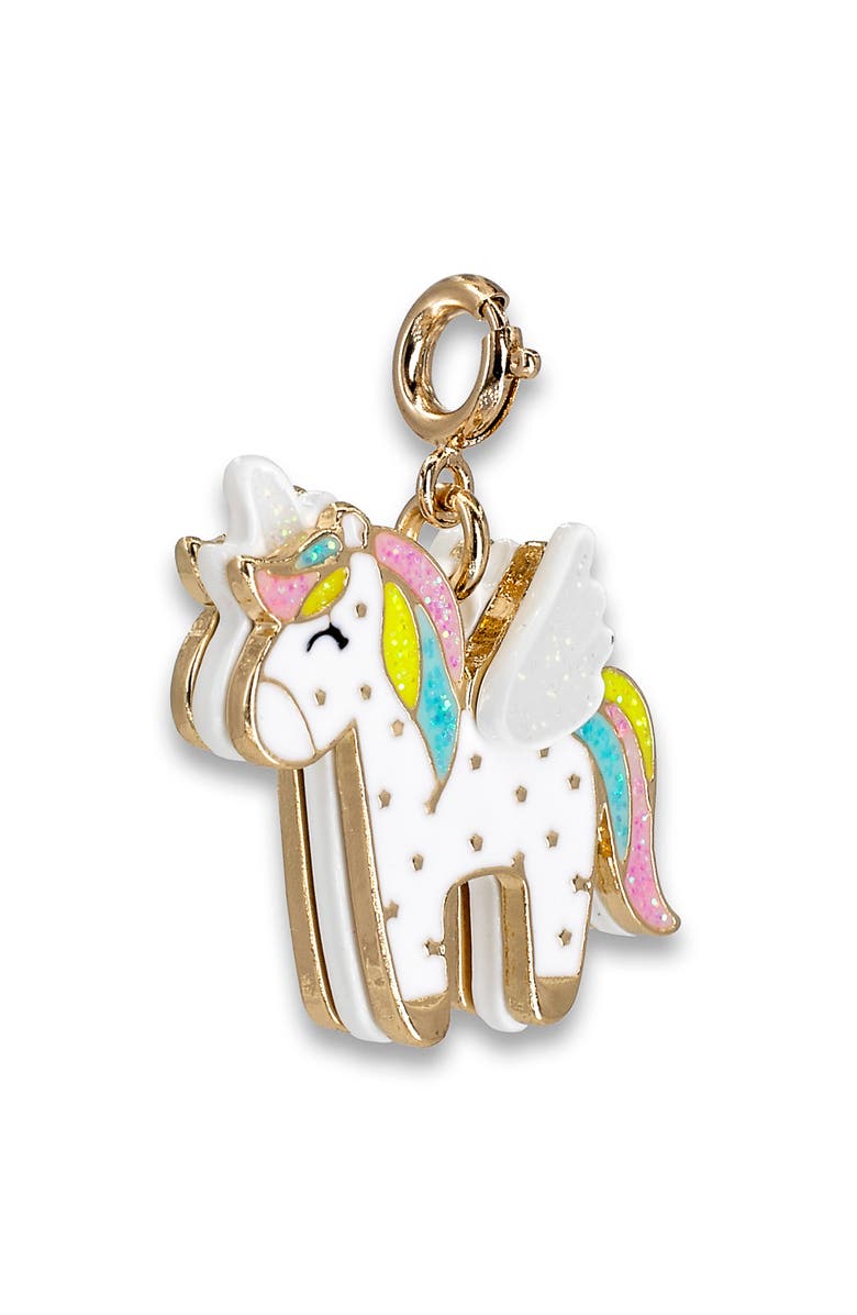CHARM IT!<sup>®</sup> Flying Unicorn Charm, Alternate, color, White