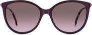 Carolina Herrera 57mm Round Sunglasses