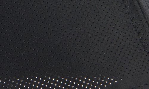 Balenciaga Perforated Webs Baseball Cap In 1000 Black