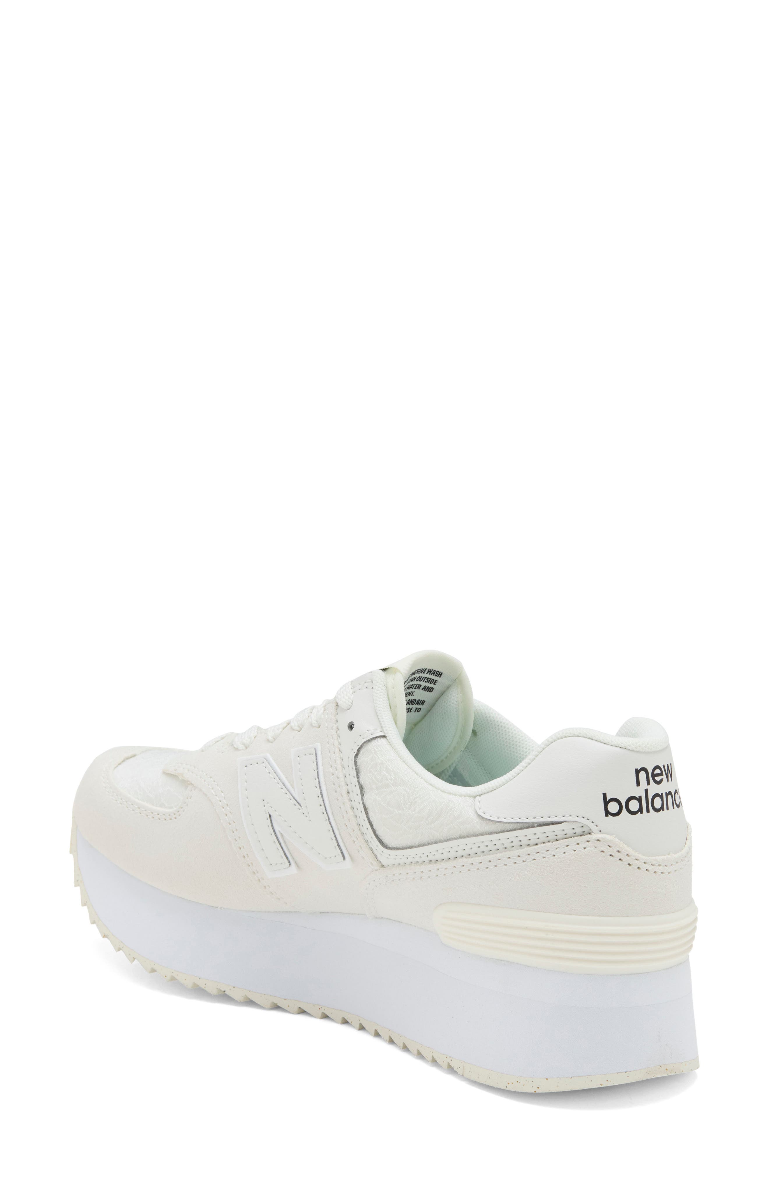 574 Plus Sneaker, Alternate, color, SEA SALT/ BLACK