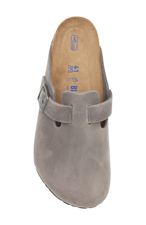 Birkenstock Closed-toe Dove Grey Sandals With Adjustable Strap In Gray