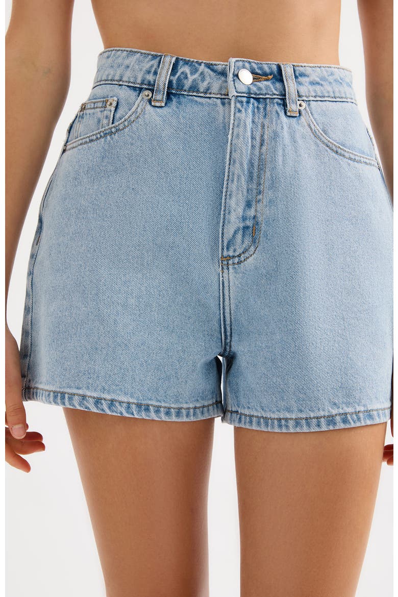 Mom Short, Alternate, color, 90s Blue Wash