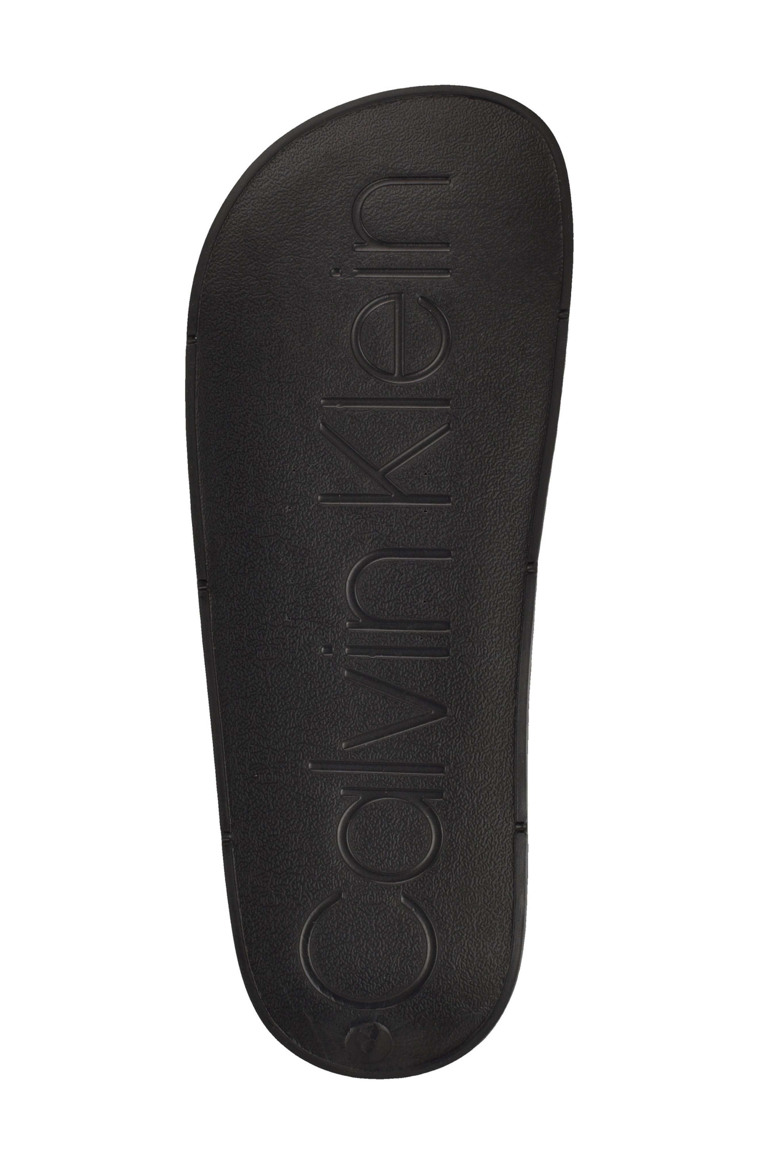 Calvin Klein Anyka Slide Sandal, Alternate, color, Black