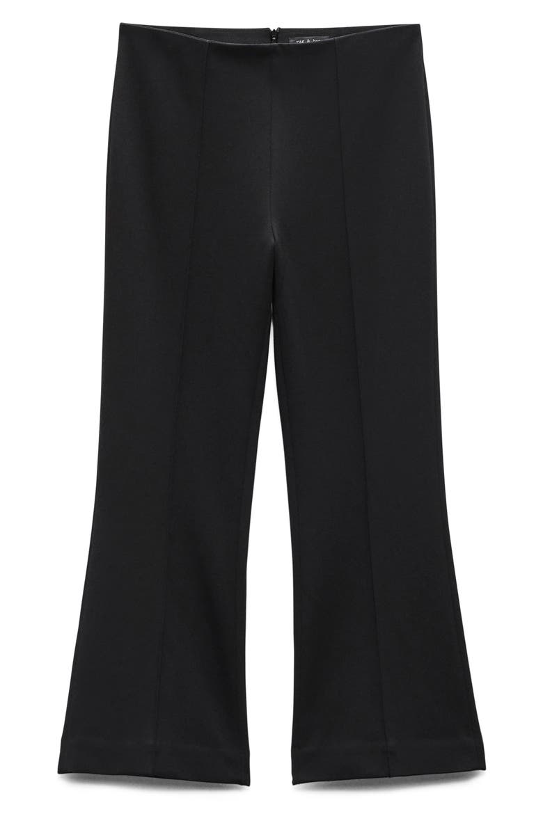 Irina Kick Flare Pants, Alternate, color, BLACK