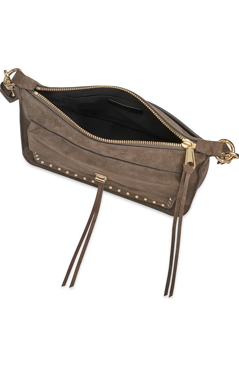 Rebecca Minkoff Darren Top Zip Tote Bag, Alternate, color, Porcini