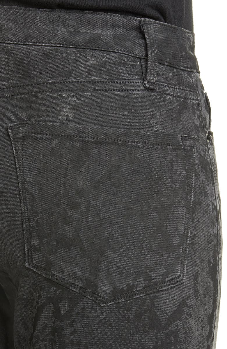 FRAME Le Skinny de Jeanne Python Print Jeans, Alternate, color, 