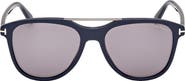 TOM FORD Damian 54mm Pilot Sunglasses