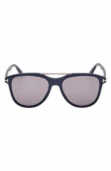 TOM FORD Damian 54mm Pilot Sunglasses