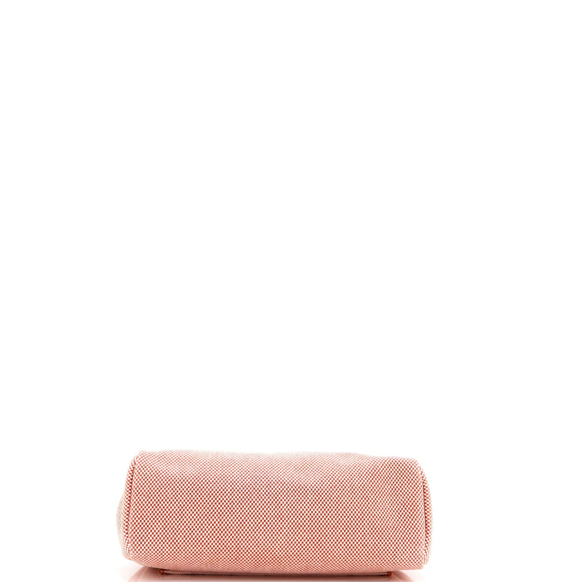 Pre-Owned Hermes Herbag Zip Criss Viking Toile and Leather 31, Alternate, color, 