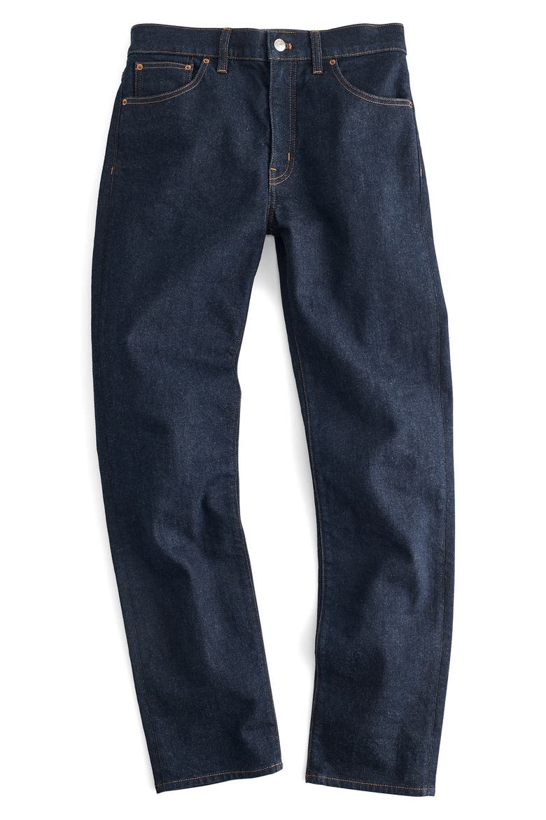 The Jules Ankle Slim Straight Leg Jeans, Alternate, color, RINSE WASH