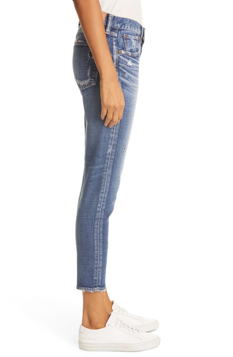 MOUSSY Lenwood Ripped Ankle Skinny Jeans, Alternate, color,